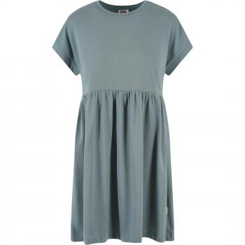 Urban Classics Women's Organic Empire Valance Tee Dress - Green
