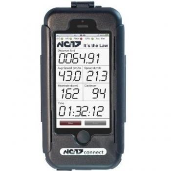 NC-17 4017 - Soporte de bicicleta para iPhone 5, 5S, 5C, color negro mate