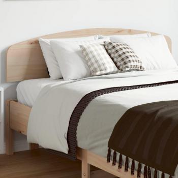 Cabecero 120 cm de madera maciza de pino vidaXL