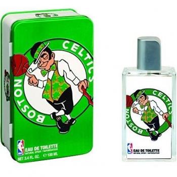 Boston Celtics NBA Cologne Gift Set for Men 3.4 oz EDT Spray & Team Branded Metal Case by Air-Val International