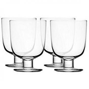 Iittala, Lempi, Set de 4 Vasos, 34cl, Vidrio prensado