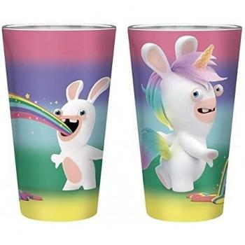 Vaso XXL ABYstyle - Lapins Crétins Arcoíris 400 ml