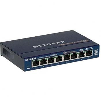 Netgear Gs108 Prosafe - Conmutador Gigabit de 8 puertos en caja