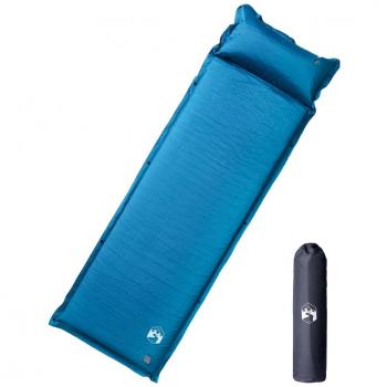 Colchón de Camping Autoinflable con Almohada Integrada VidaXL 1 Persona Aire Color Azul Marino, Naranja, Turquesa y Más