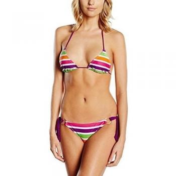eleMar Bikini rosa Dahlie/Dahlie-Grün-Orange Talla:38B