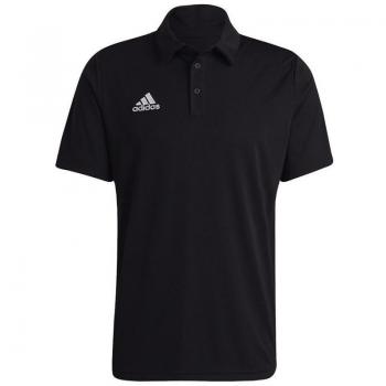 adidas Mens Entrada 22 Polo Shirt, Size: XXL, Colour: Black