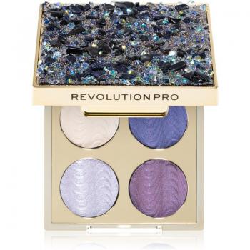 Paleta de Sombras Ultimate Eye Look - Revolution Pro - Hidden Jewels, 3.2 g, incluye una variedad de tonos joya, fórmulas altamente pigmentadas, acabados mate y shimmer, ideal para crear looks versátiles y