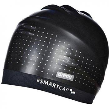 Gorro de Baño Inteligente de Entrenamiento Arena - Negro Unisex Adulto