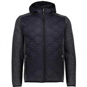 CMP Chaqueta de forro polar con capucha para hombre, color antracita