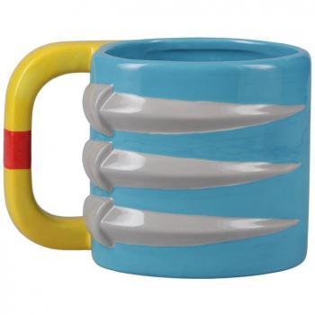 Marvel X-Men Wolverine Shaped Mug - Light Blue and Yellow