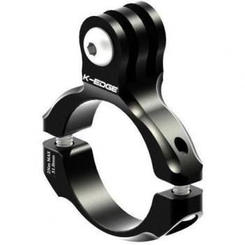 K-Edge GO Big Handlebar Mount - Anclaje Manillar Aluminio, Negro