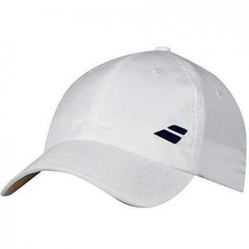 Babolat Basic Logo Cap Gorra, Unisex Adulto, White/White, Talla Única
