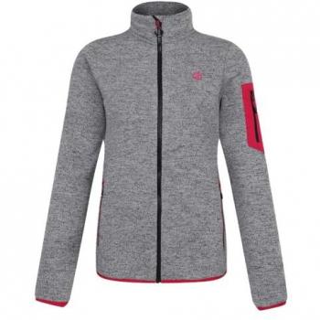 Dare2b Women's Torrek Thermal Full Zip Fleece Jacket Charcoal Grey Marl Size 16