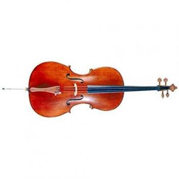 Violonchelo Cello laminado con diapasón de ébano clavijero de ébano. Cuerdas de calidad. Puente tratado. Resina incluida. Funda y arco incluidos.