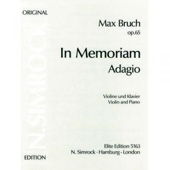 In memoriam op. 65 -partition+parties separees