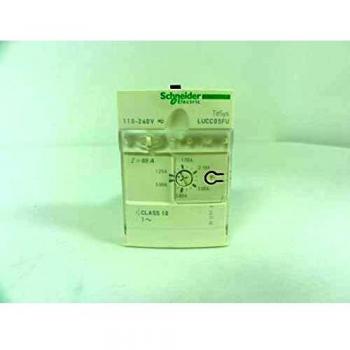 Schneider Electric LUCC05FU Unidad de Control Avanzada LUCC, Clase 10, 1,25-5 A, 110-220 V CD/CA