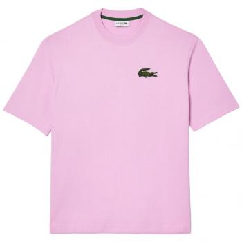 Camiseta Loose Fit rosa Lacoste
