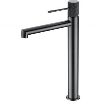 Grifo de lavabo alto Line black gum metal Imex