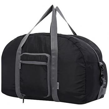 Bolsa de viaje plegable TOTTO Branel - Color Negro, Tamaño Grande