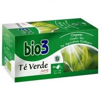 Infusión Ecológica de Té Verde Bio3 con 25 Bolsitas de 1.8g