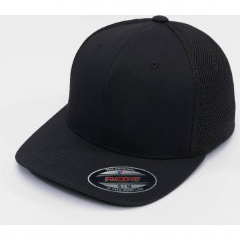 Flexfit Tactel Mesh Black Baseball Cap
