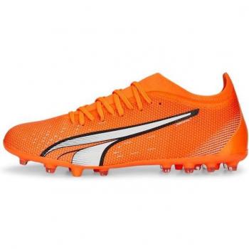 Botas de fútbol Puma Ultra Match MG para hombre en color naranja ultra