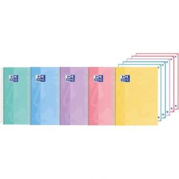 Bloc Microperforado Oxford Dots A4+ 80 Hojas Punteadas Colores Pastel Tapa Extradura