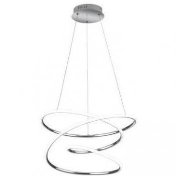Lámpara Colgante Led Trio Bologna Cromo 1xSMD LED 36W 4000k Regulable