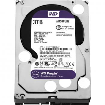 Western Digital Purple 3TB Surveillance Internal Hard Drive, SATA III, 5400RPM, 64MB Cache