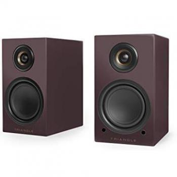 Altavoces Activos Bluetooth Triangle LN01A Edición Limitada Berenjena - 2 x 50W, Audio HD, Entradas Phono/Óptica, Salida Subwoofer