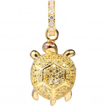 Colgante Lancaster JLA-Pen-Turtle-6 para Mujer, 1,5 mm