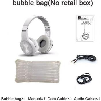 Auriculares Inalámbricos Bluetooth Estéreo Bluedio H+ con Supergraves, Reproductor de Mp3, Micrófono y FM, BT5.0