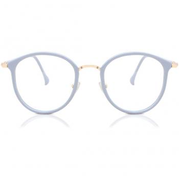 Gafas Anti-Azules Oval Montuta Completa TR90 Grises Armazones Recetados para Hombre - SmartBuy Collection