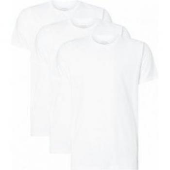 Calvin Klein Men's 3-Pack Crew Neck T-Shirts, White, Size Small