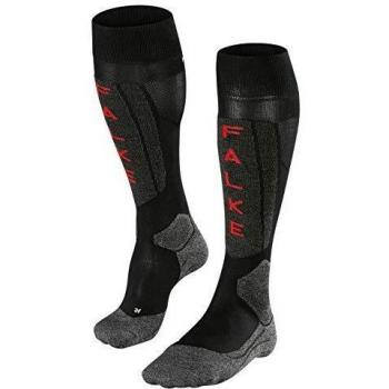 Falke calcetín de esquí para Mujer SK 5 para Mujer, otoño/Invierno, Mujer, Color Negro - Negro, Gris, tamaño 37-38