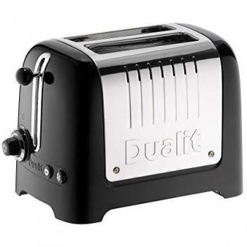 Tostador Dualit 26225 de 2 Ranuras, Color Negro, Importado de Alemania