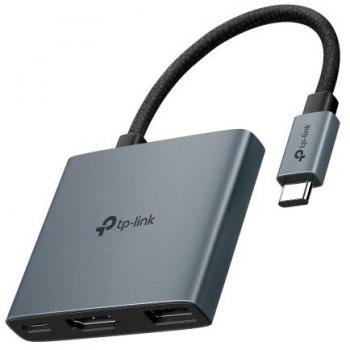 Hub USB Tipo C TP-Link UH3020C 3 Puertos 5000 Mbit/s Gris