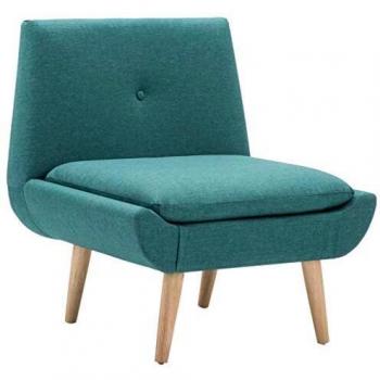 vidaXL Butaca Tapizada de Tela 73x66x77cm Verde Mobiliario Decoración Hogar