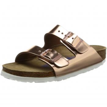 Birkenstock Arizona Soft Footbed Metallic Copper Women's Sandals - UK5 EU38 US7/7.5 Narrow