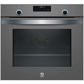 Balay 3HA5748A2 Horno Multifunción Pirolítico con Función Vapor, 71L, 3600W, Clase A, Cristal Gris Antracita