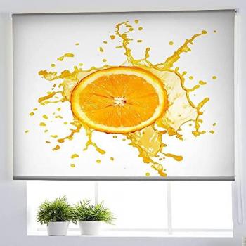 Estor Enrollable Translúcido Estampado para Cocina 110 x 180 cm - Fácil Instalación Pared o Techo - Envío Gratis