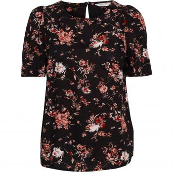b.young Women's Short Sleeve Blouse with Large Round Neckline Bymmjoella 2