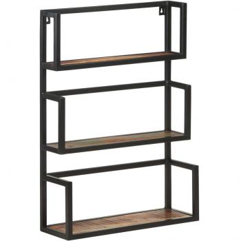 Reclaimed Solid Wood Wall Shelf 60x20x85 cm