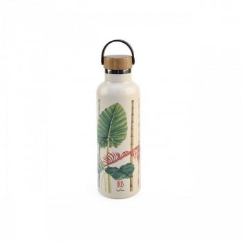 IRIS 9811-IE Botella Térmica Estampado Bali de Acero Inoxidable, Capacidad de 750ml