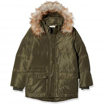 NAME IT Nkmmarkos Down Jacket Camp, Chaqueta para Niños, Verde Forest Night, 152