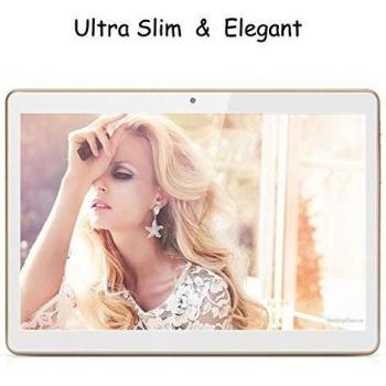 LeaningTech 10.1 MTK6572 3G Smart Phone Android 5.1 IPS 16GB WIFI Bluetooth 5500mAH 1280*800 Phablet Dual Sim & Standby Tablet PC Pad Blanco