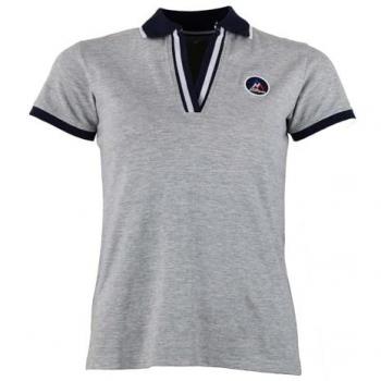 Peak Mountain Short Sleeve Women's Polo Shirt Asfalte