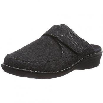 Ganter HERA, Weite H - Zuecos de fieltro mujer, color gris, talla 36