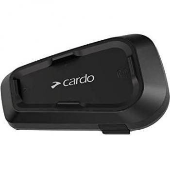 Cardo Spirit Motocicleta 2 Vías Bluetooth Sistema De Comunicación Auriculares, Negro, Doble, Set de