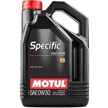 Aceite Motul Specific 2312, 0W30, Capacidad de 5L